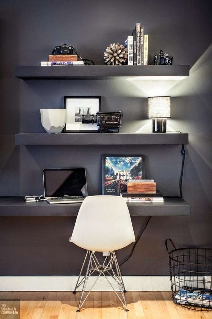 Floating Shelf Desk