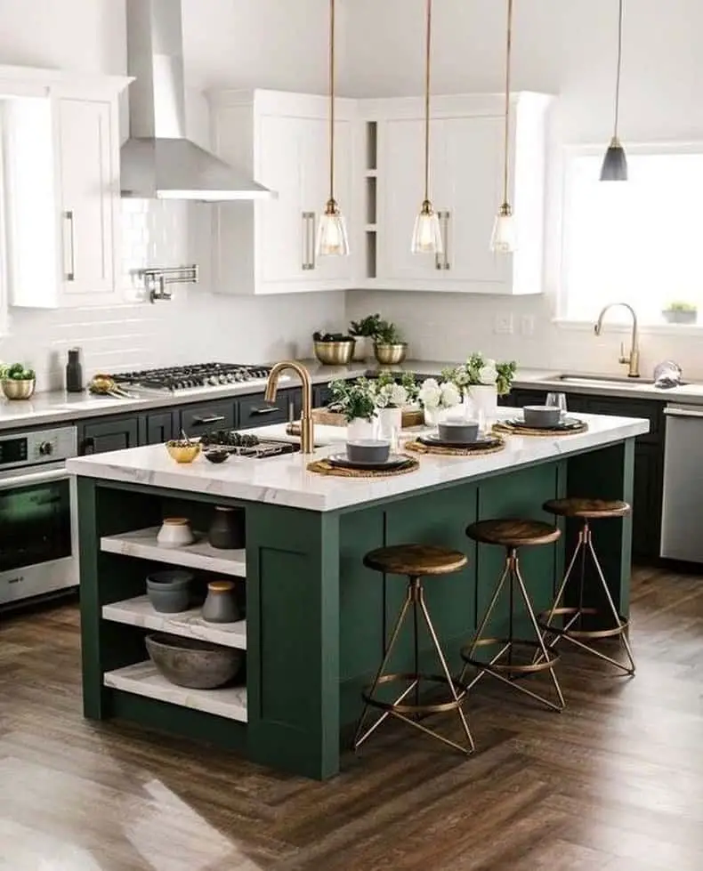 Green Kitchen Design