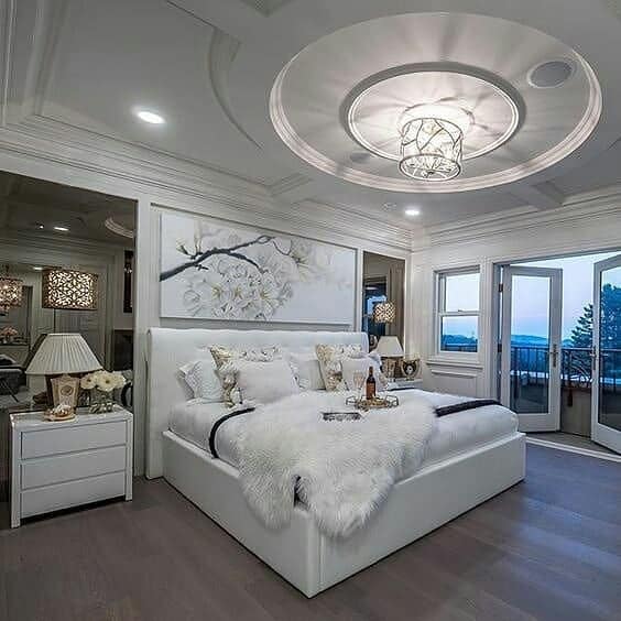 Simple White Bedroom Design